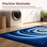 Striking Modern Circular Design(Blue)