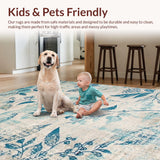 Contemporary Subtle Floral Accents(Beige)