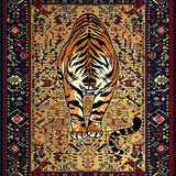 Ultra Soft Area Rug, Non Slip, Stain Resistant, Washable Area Rugs for Living Room, Bedroom, Non-Slip Leopard Pattern Meditation Area Rug(Yellow)