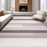 Ultra Soft Area Rug, Non Slip, Stain Resistant, Washable Area Rugs for Living Room, Bedroom, Contemporary Soft Mauve and Taupe(Gray)