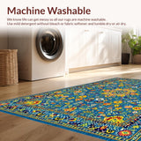 Eclectic Colorful Medallion Motif(Blue)