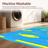 Stylish Modern Fish Stripe Decor(Blue)