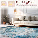 Chic Monochrome Tiled Design(Blue)