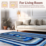 Lively Optical Flowing Shapes(Blue)