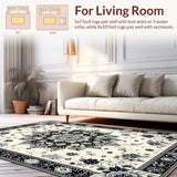 Luxurious Textured Ogee Patterning(Black)