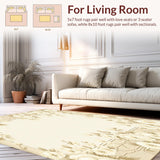 Beige Stone Bath Mat Super Absorbent Area Quick Dry(Beige)