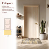 Ultra Soft Area Rug, Non Slip, Stain Resistant, Washable Area Rugs for Living Room, Bedroom, Vibrant Modern Wildlife Aesthetic(Beige)