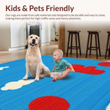 Lively Cartoonish Patterned Style(Blue)