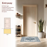 Ultra Soft Area Rug, Non Slip, Stain Resistant, Washable Area Rugs for Living Room, Bedroom, Cozy Abstract Animal Inspired Design(Gray)