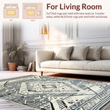 Trendy Vintage Ogee Composition(Gray)