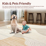 Beige Abstract Area(Beige)