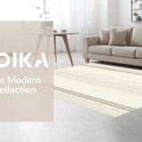 Contemporary Creamy Geometric Form(Beige)