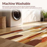 Autumnal Harvest Collection Area Rich Earth Tones Beige Brown(Beige)