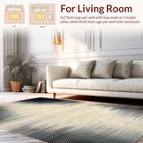 Ultra Soft Area Rug, Non Slip, Stain Resistant, Washable Area Rugs for Living Room, Bedroom, Luxury Leopard Skin Sophistication(Beige)