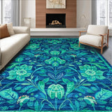 Vibrant Circular Textured Motif(Blue)