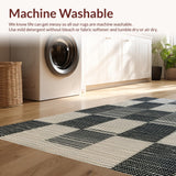 Bold Contrast Geometric Motif(Black)