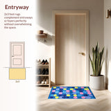 Dynamic Modern Geometric Motif(Blue)