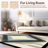 Rustic Black and Beige Diamond(Beige)