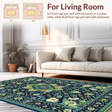 Artful Green and Blue Symmetry(Blue)