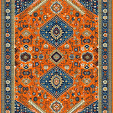 Ultra Soft Area Rug, Non Slip, Stain Resistant, Washable Area Rugs for Living Room, Bedroom, Extra Large Orange Area(Orange)