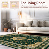 Elegant Earthy Geometric Motif(Green)