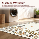 Ultra Soft Area Rug, Non Slip, Stain Resistant, Washable Area Rugs for Living Room, Bedroom, Childrens Play Mat Area(Beige)