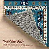 Luxurious Geometric Tiled Arrangement(Blue)