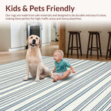 Chic Minimalist Cotton Stripe Design(Beige)