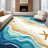 Contemporary Abstract Seaside Design(Beige)
