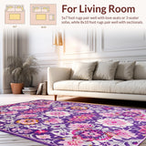 Contemporary Abstract Floral Composition(Purple)