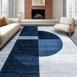 Contemporary Ogee Shape Accent(Blue)