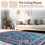 Elegant Multicolor Coastal Motif(Blue)