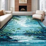 Enchanting Nature Scene in Bright Hues(Blue)