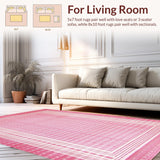 Artful Minimalist Grid Composition(Pink)