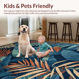 Elegant Botanical Tiled Aesthetic(Blue)