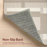 Chic Striped Modern Motif(Beige)