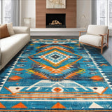 Chic Ethnic Patterned Elegance(Blue)