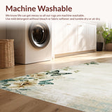 Ultra Soft Area Rug, Non Slip, Stain Resistant, Washable Area Rugs for Living Room, Bedroom, Serene Natural Color Palette(Beige)