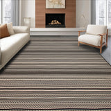 Ultra Soft Area Rug, Non Slip, Stain Resistant, Washable Area Rugs for Living Room, Bedroom, Reversible Braided Farmhouse Entryway Cotton Rug(Brown)