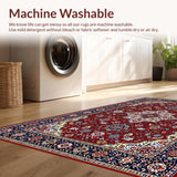 Vibrant Red Geometric Motif(Red)