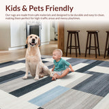 Artistic Slate Colorful Patchwork Motif(Gray)