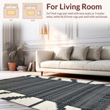 Lively Retro Striped Decor Style(Black)