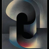 Elegant Modern Swirl Visual Effect(Gray)