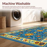 Lively Vintage Lattice Composition(Blue)