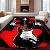 Edgy Abstract Guitar Composition(Black)