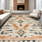 Chic Southwestern Distressed Style(Beige)