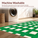 Luxurious Earthy Checkered Motif(Green)