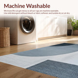 Ultra Soft Area Rug, Non Slip, Stain Resistant, Washable Area Rugs for Living Room, Bedroom, Contemporary Grey Abstract Living Room Stain-Resistant Rug(Gray)