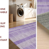 Ultra Soft Area Rug, Non Slip, Stain Resistant, Washable Area Rugs for Living Room, Bedroom, Modern Warm Toned Shaggy Aesthetic(Purple)