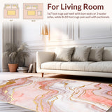 Contemporary Gold Veined Texture(Pink)